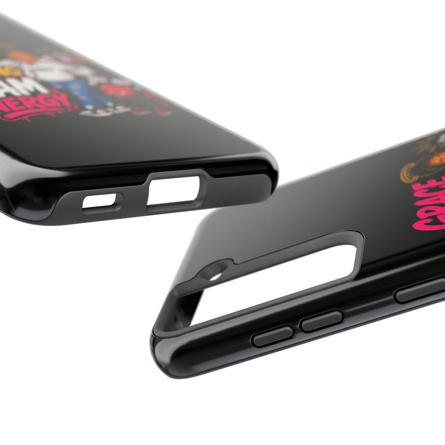 Tough Phone Case — "Grace Be Blocking Spam Energy" Black Protective Phone Cover