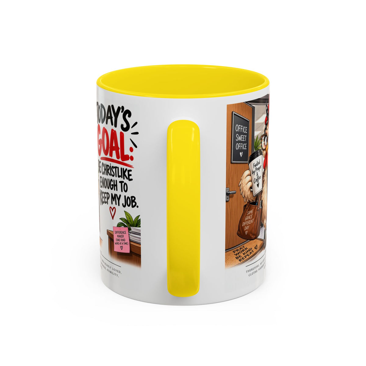 Today's Goal Christian Coffee Mug – Be Christlike Inspirational Bible Verse Mug