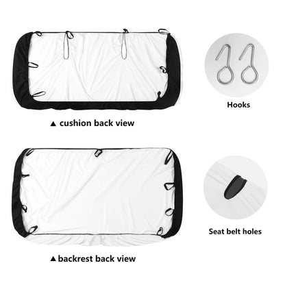 When All Else Fails He Doesnt Christian Lightweight Car Seat Cover Set (set of 4)