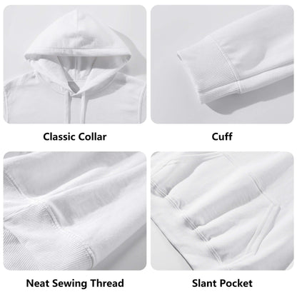 John 15:4 Abide Women's Christian Cotton Hooded Pullover Sweatshirt