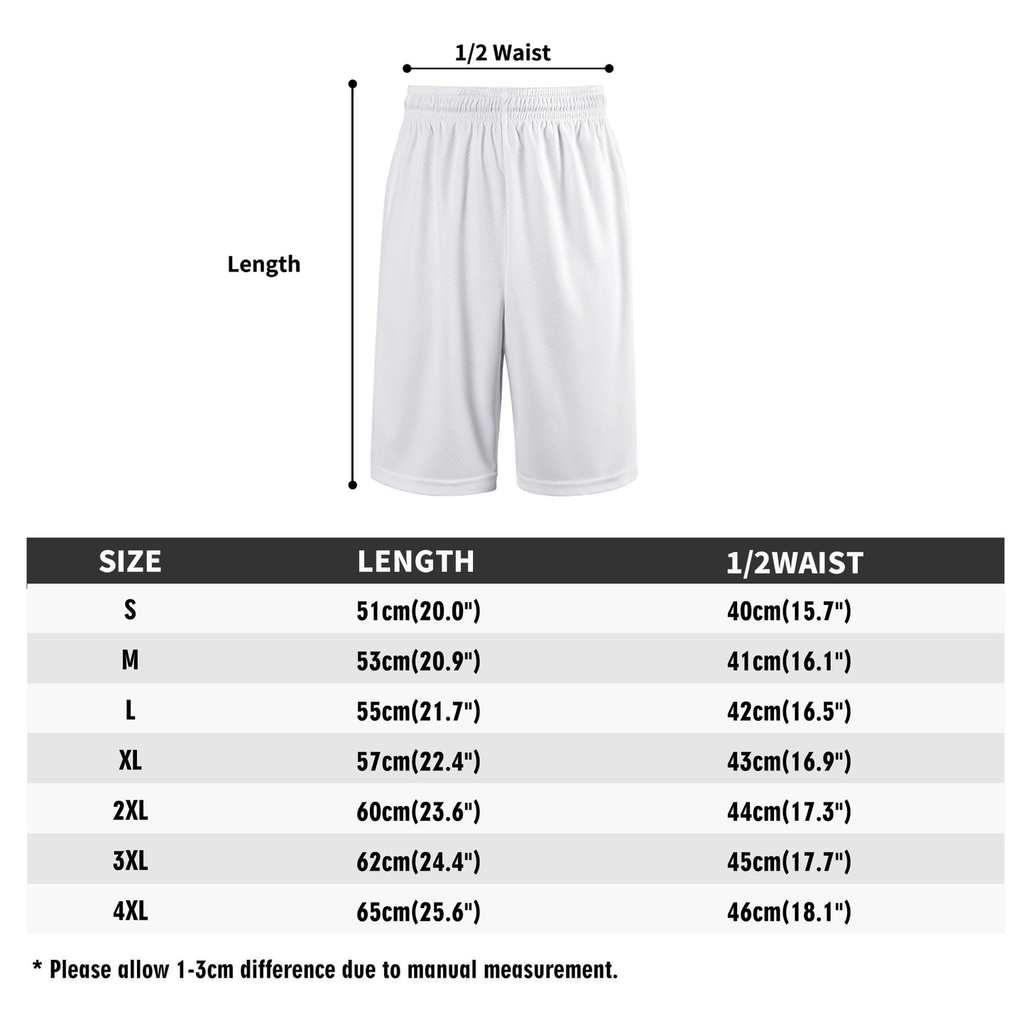 Jesus Did It (Like Nike) Mens Christian Shorts (white)