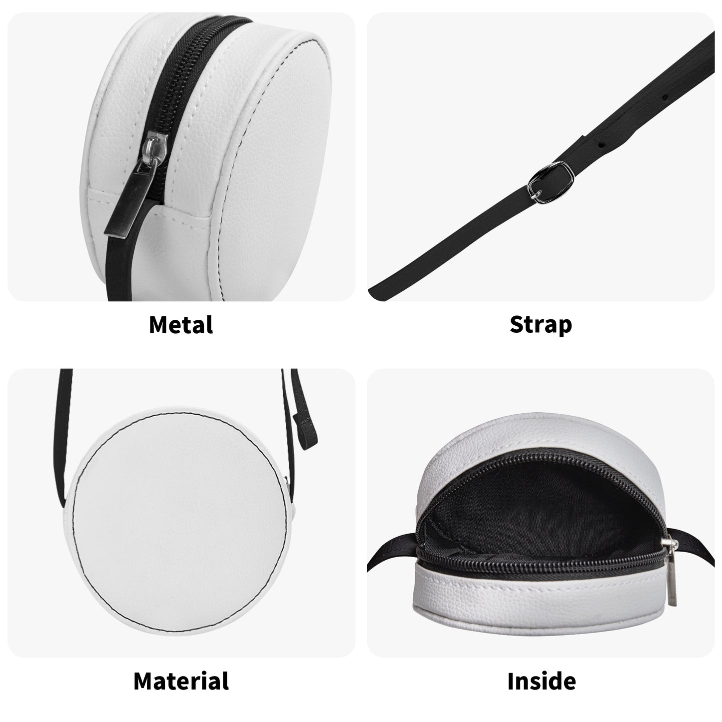 I'm Just Out Here Trusting Him Christian Kids PU Small Round Bag Children Purse