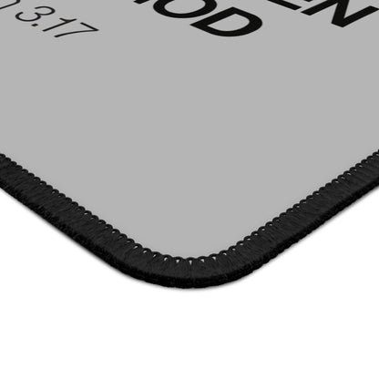 Inspirational Gaming Mouse Pad - 'Seen by Heaven, Liked by God' - Perfect Gift for Gamers, Faith - Based Motivation, Desk Accessories - ClaimedbyGodDesigns