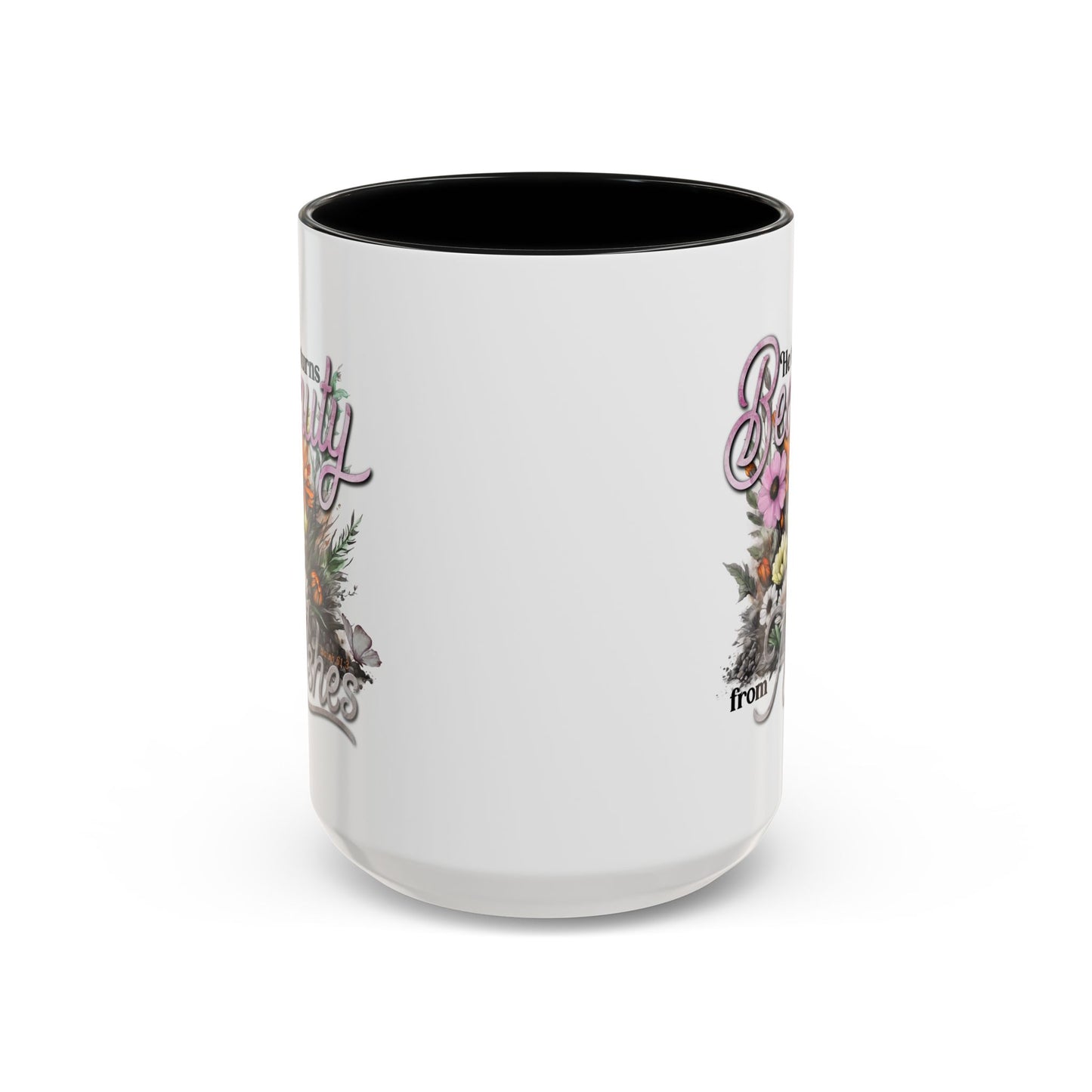 Christian Ceramic Mug- Beauty From Ashes  Accent Coffee Mug (11, 15oz)