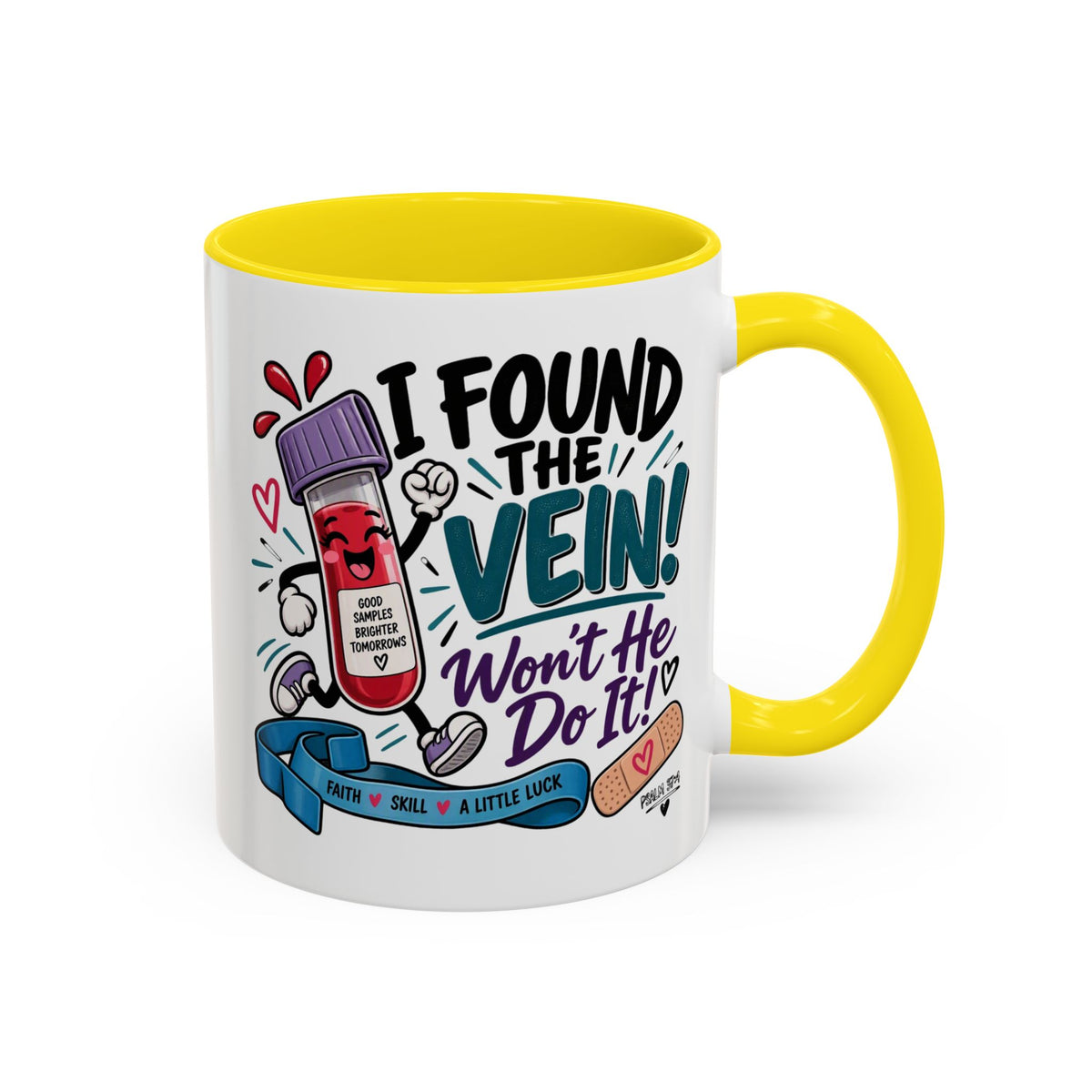 I Found the Vein! Phlebotomy Coffee Mug – Funny Nurse / Phlebotomist Gift (11/15oz)