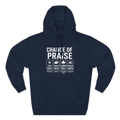 Inspirational Unisex Fleece Hoodie for Everyday Blessings, Praise Hoodie, Faith Apparel, Cozy Gift for Friends, Spiritual Wear