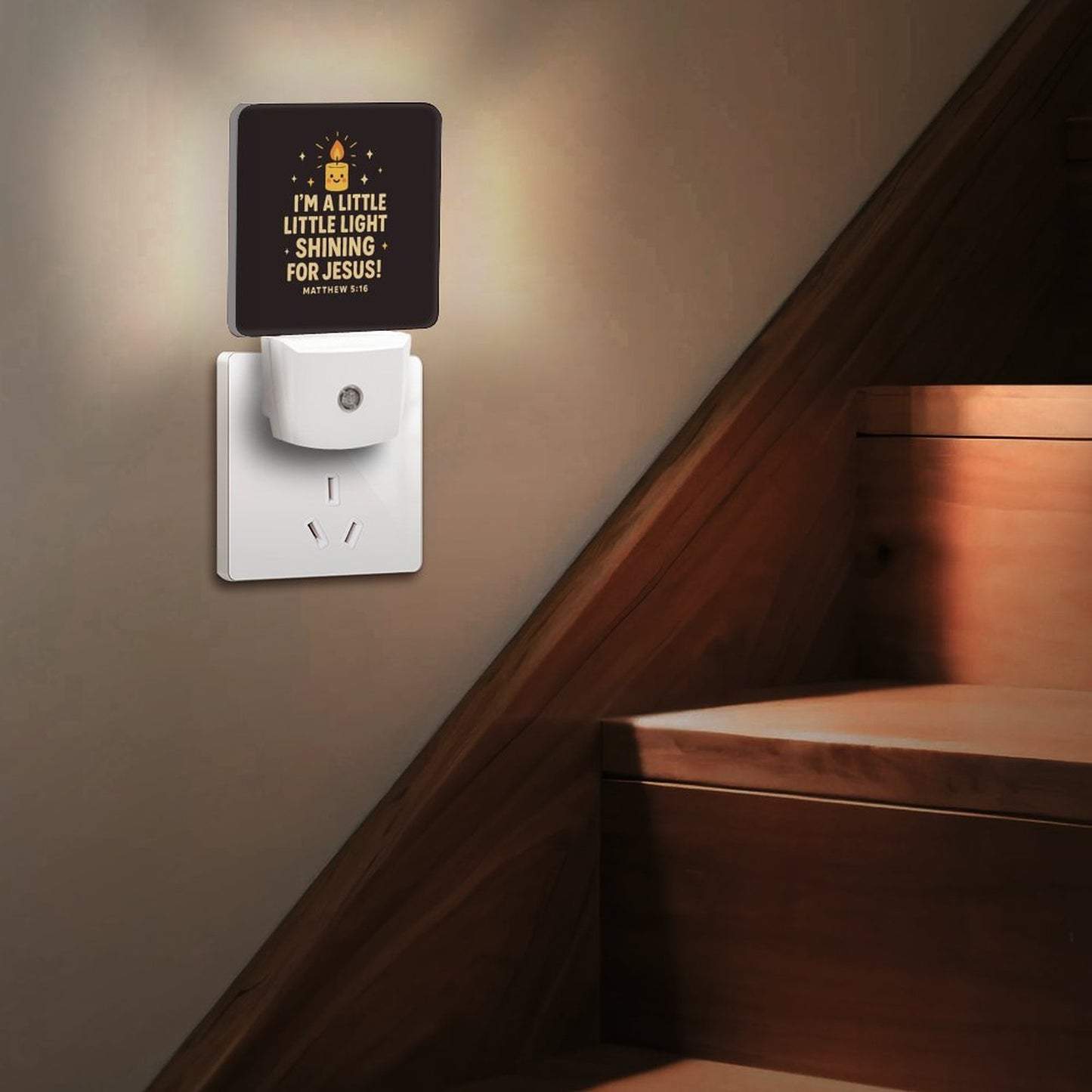 I'm A Little Light Shining For Him Christian Night Light For Kids - ClaimedbyGodDesigns