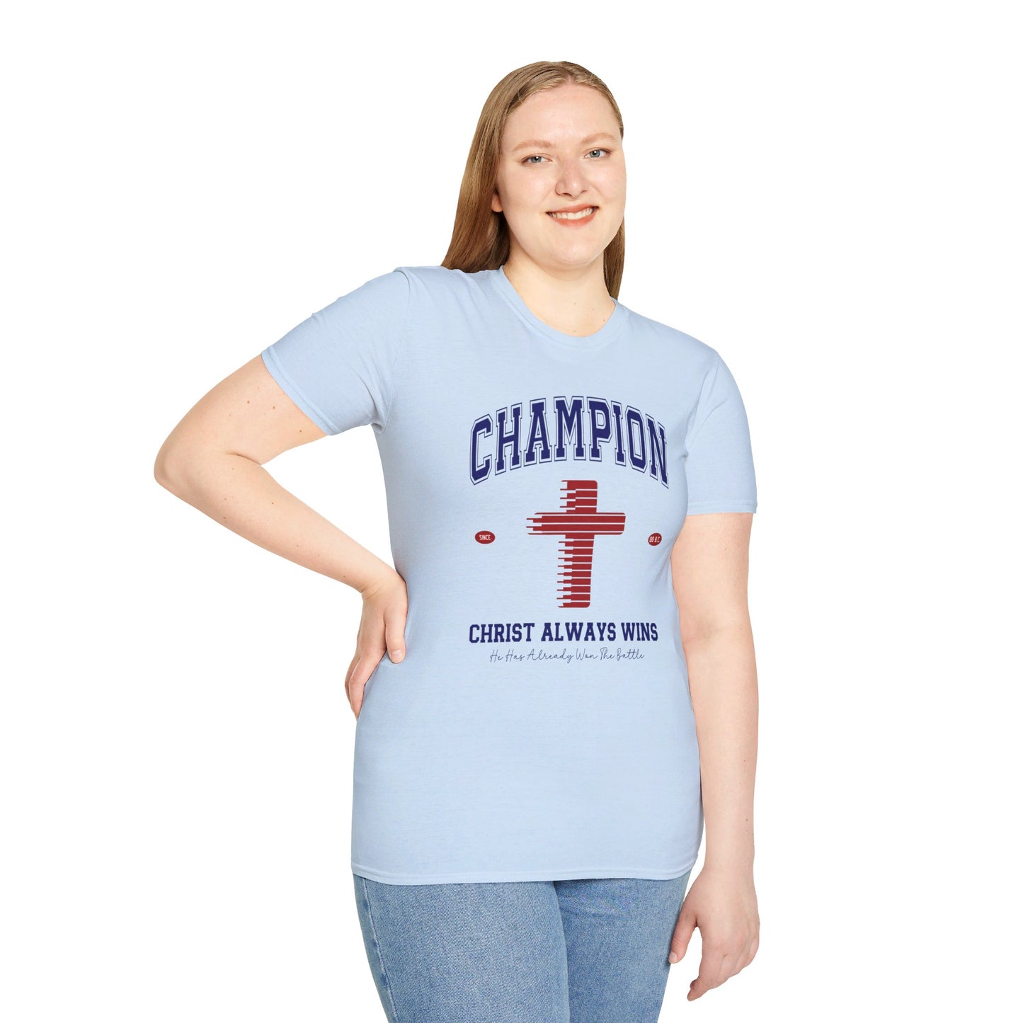 Champion Christ Always Wins Unisex Christian T-shirt