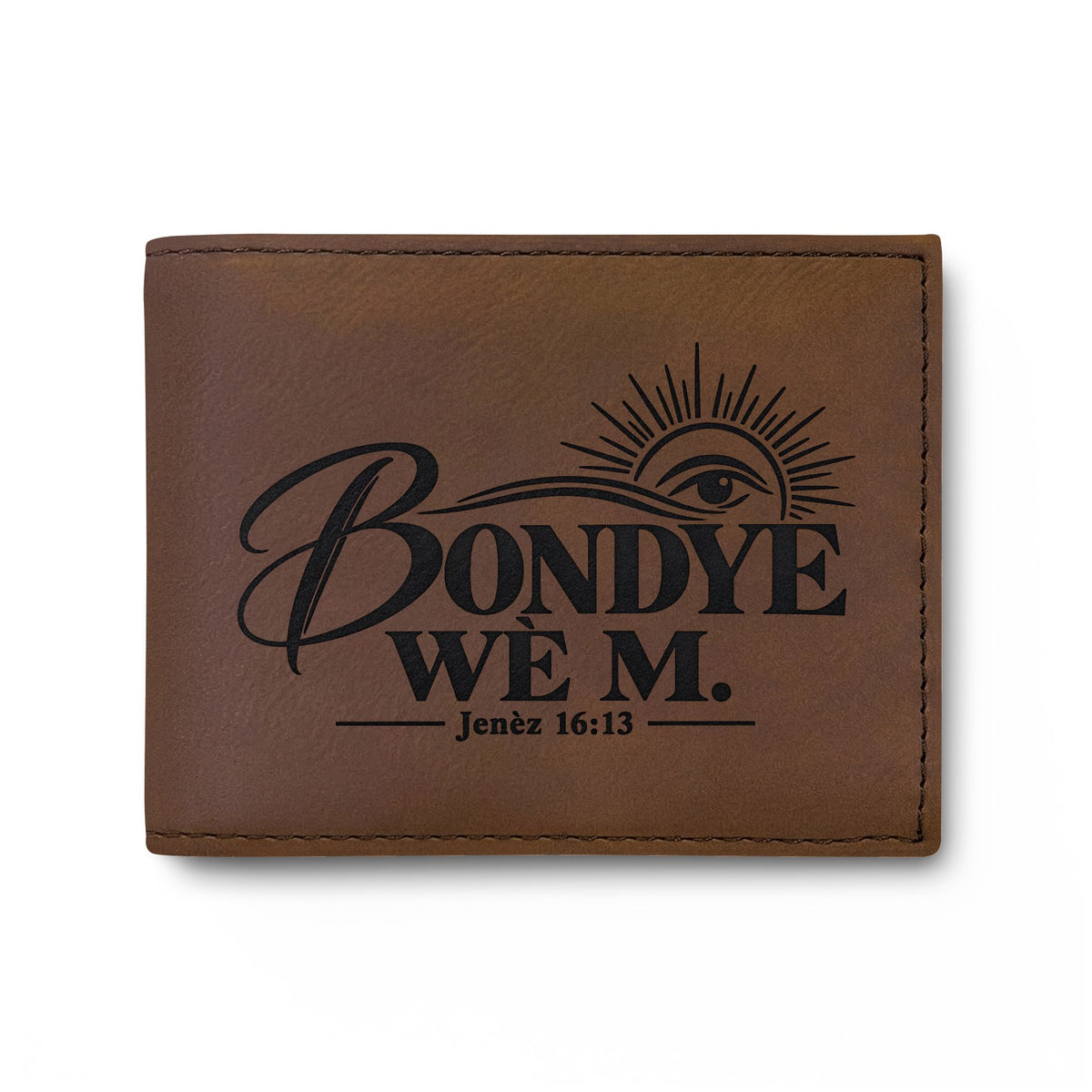 Bondye Wè M. Kreyòl Christian RFID wallet, view 7