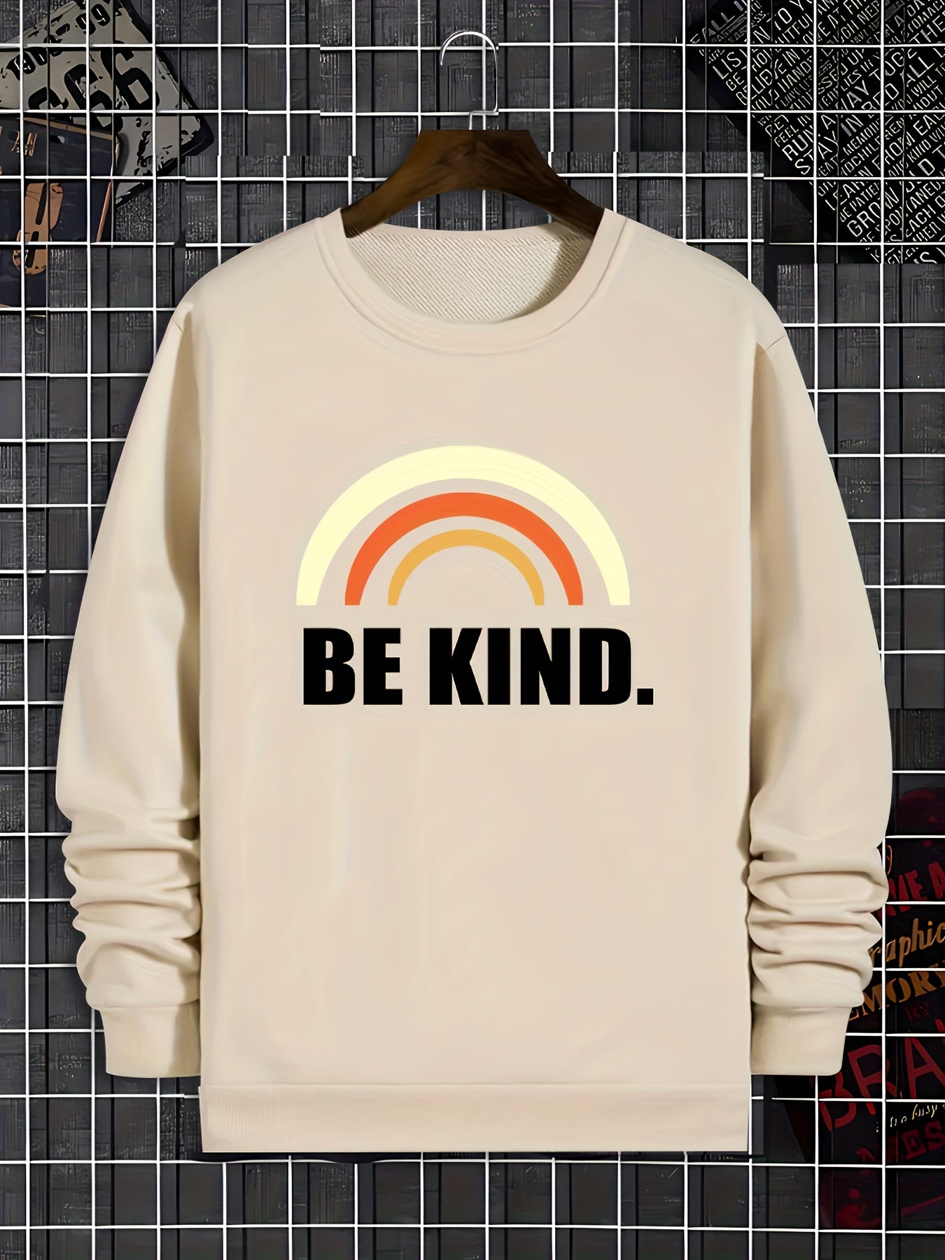 BE KIND Unisex Christian Pullover Sweatshirt claimedbygoddesigns