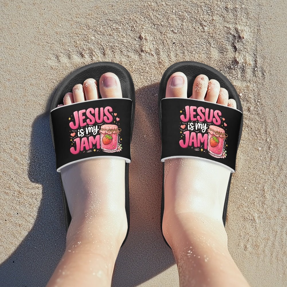 Jesus Is My Jam Christian Children’s Sandals - ClaimedbyGodDesigns