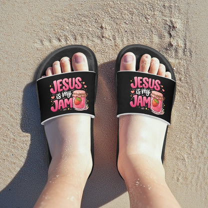 Jesus Is My Jam Christian Children’s Sandals - ClaimedbyGodDesigns