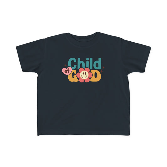 Child of God (flower) Toddler's Christian T-shirt Printify