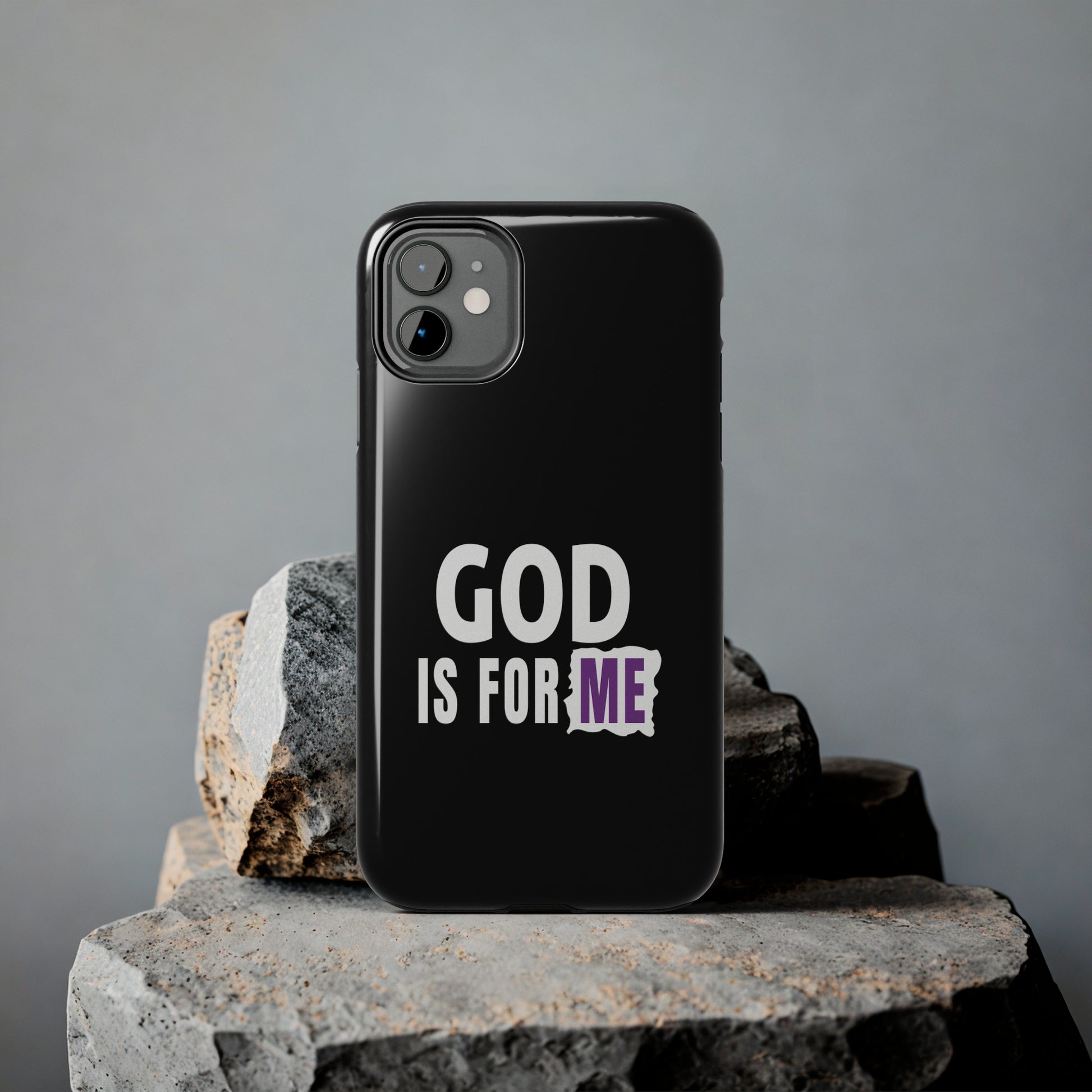 God Is For Me Christian Phone Tough Phone Cases, Case-Mate Printify