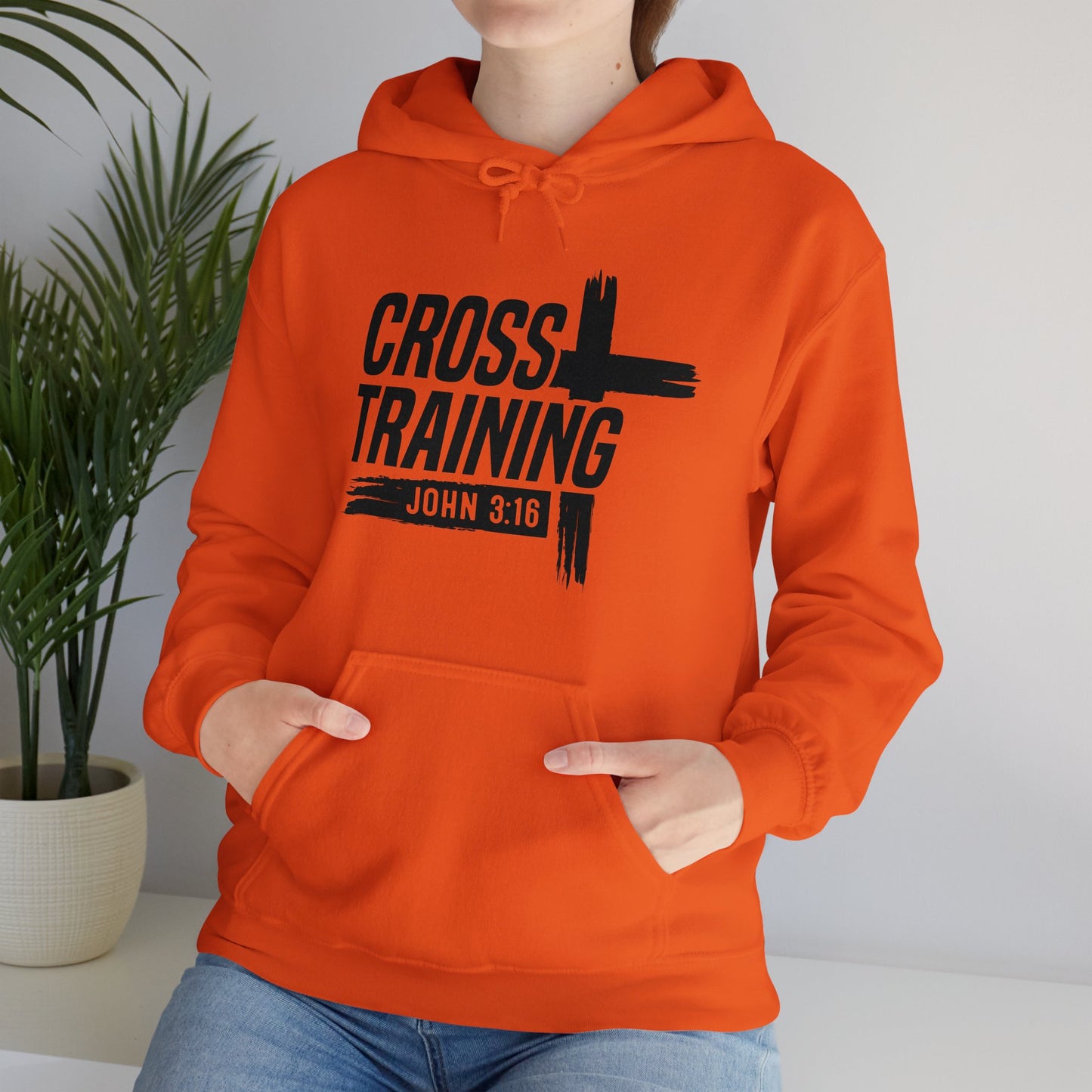 Cross Training Unisex Christian Hooded Pullover Sweatshirt