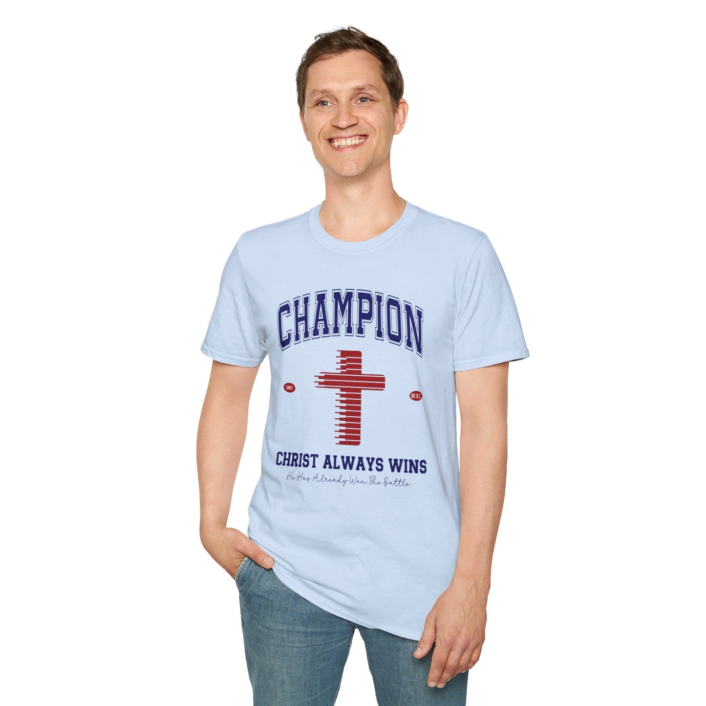 Champion Christ Always Wins Unisex Christian T-shirt