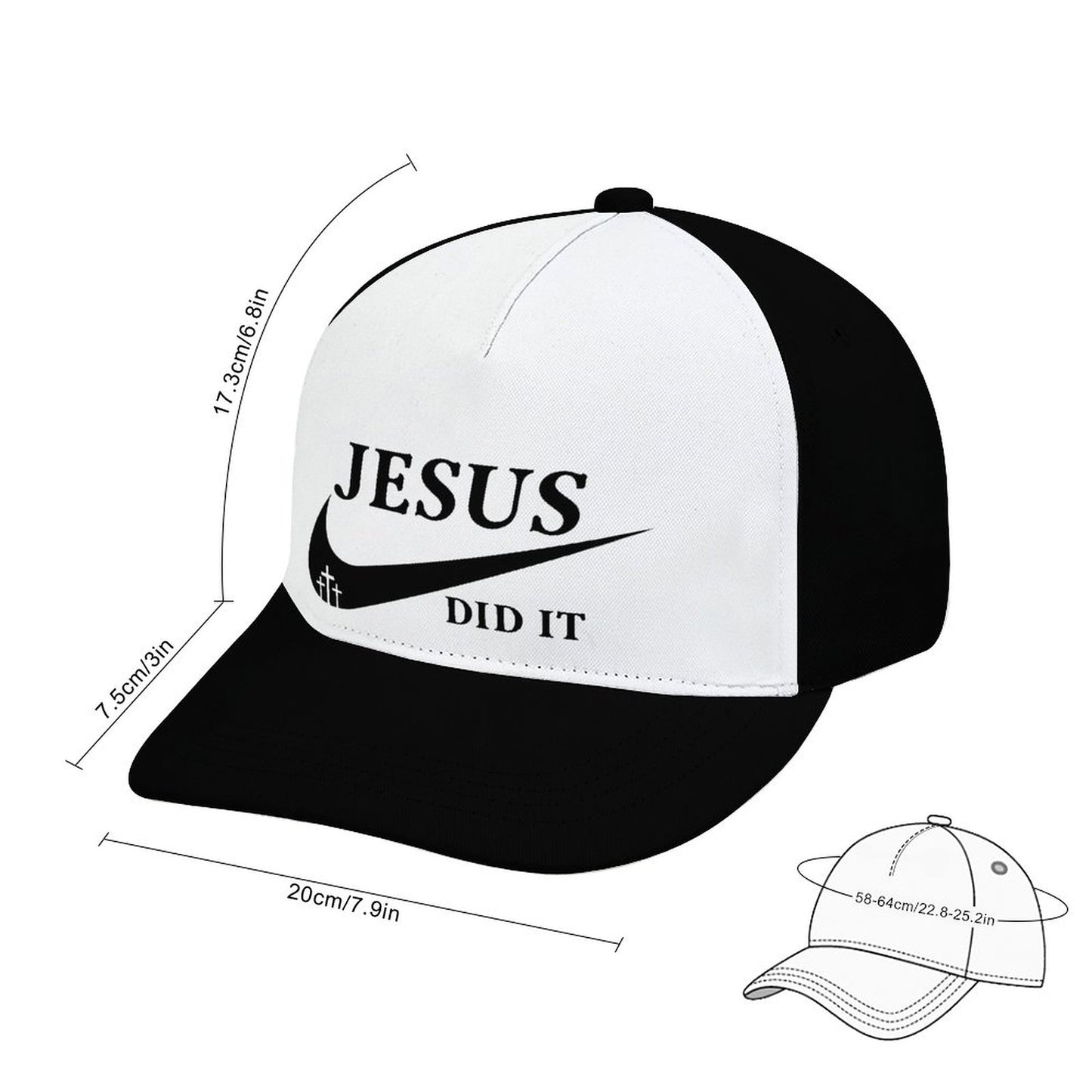 Jesus Did It (Like Nike) Christian Hat