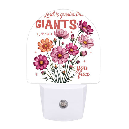He Is Greater Than The Giants Christian Night Light For Kids - ClaimedbyGodDesigns