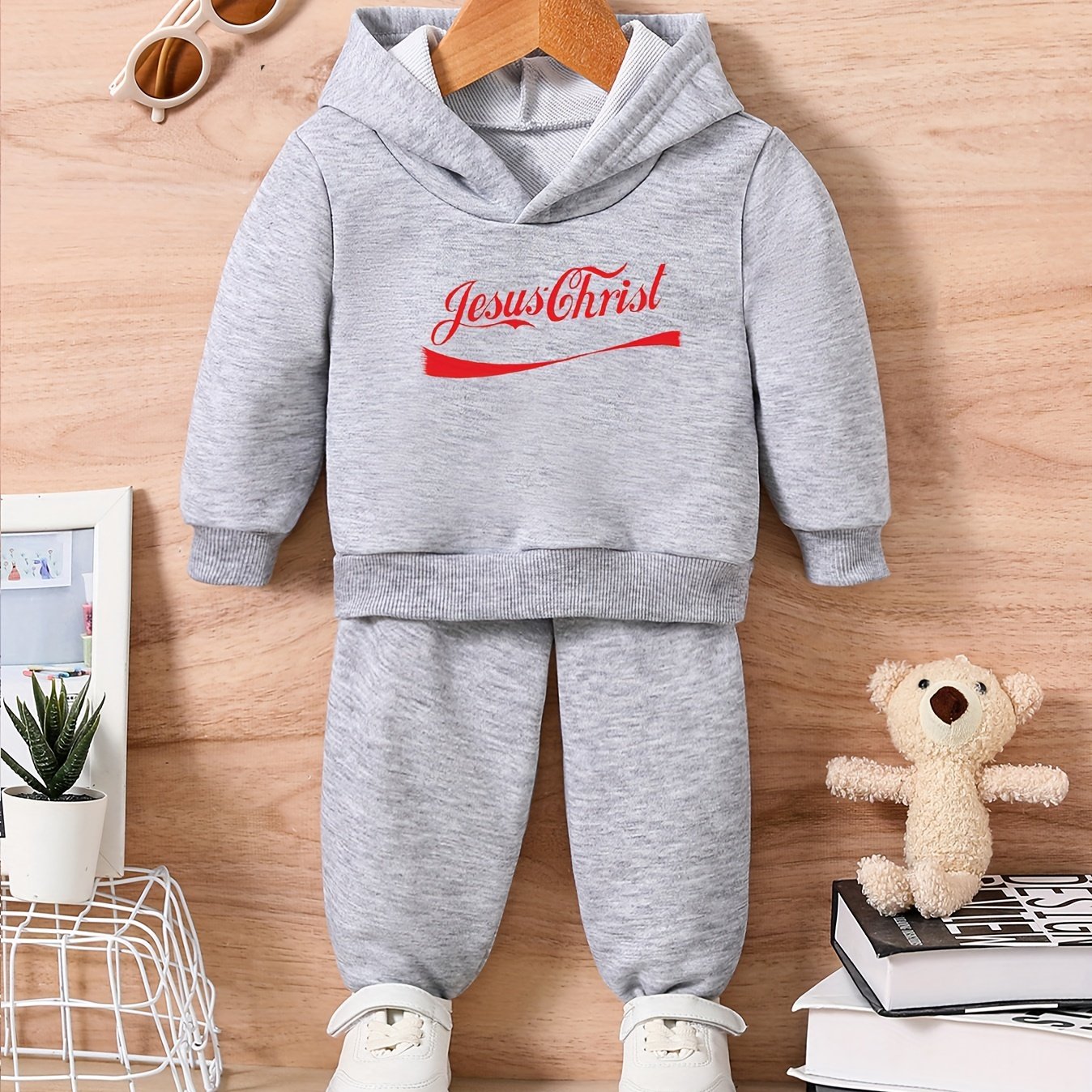 Jesus Christ Toddler Christian Casual Outfit claimedbygoddesigns