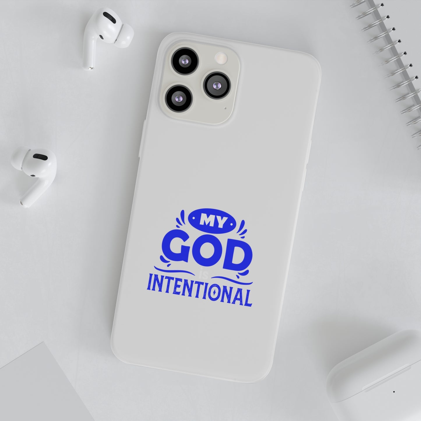 My God Is Intentional  Flexi Phone Case