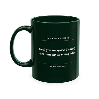Prayer Request Mug — Inspirational Christian Coffee Cup with Daily Prayers