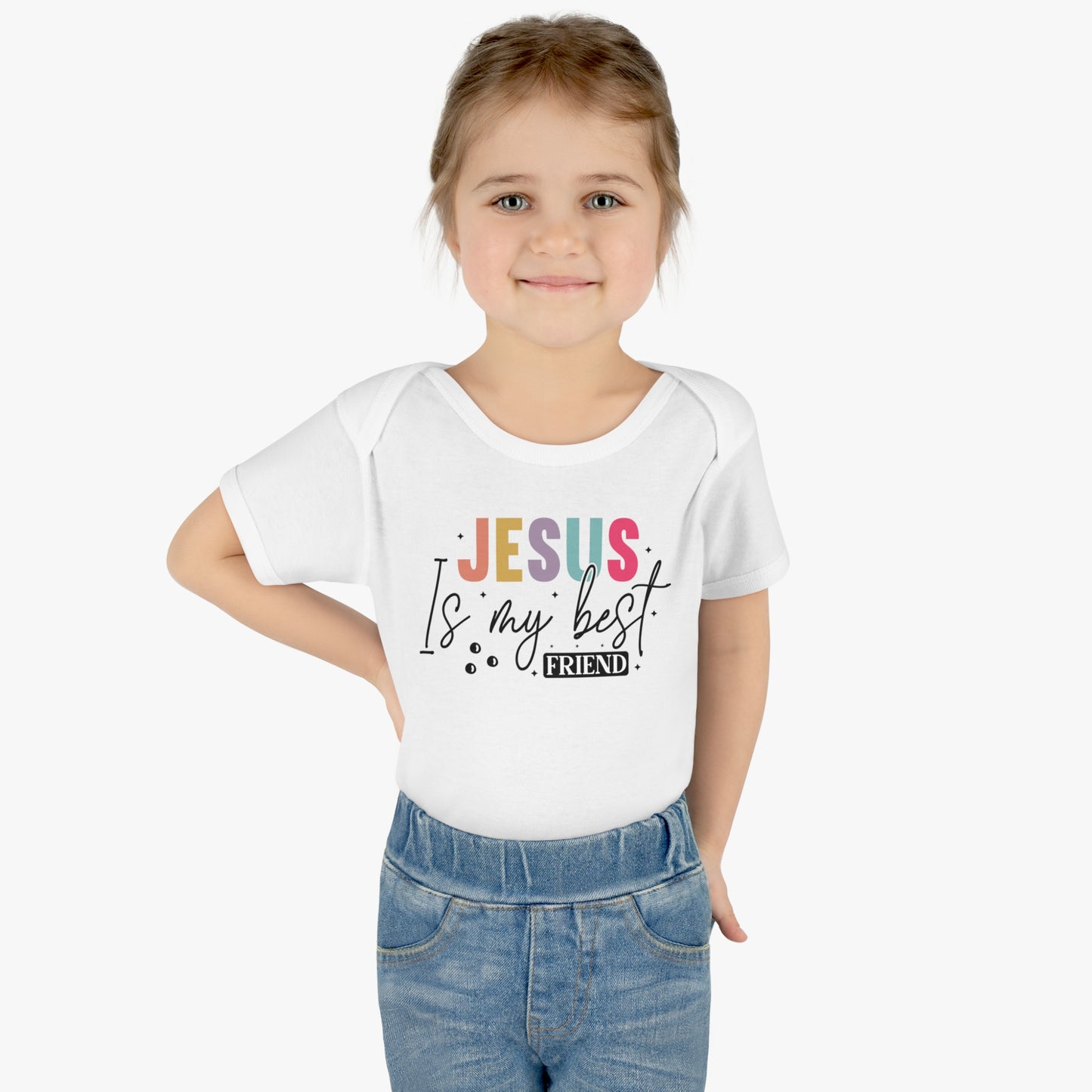 Jesus Is My Best Friend Christian Baby Onesie Printify