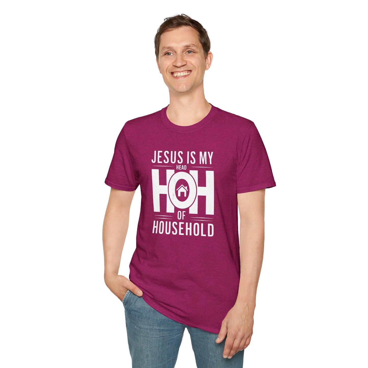 Jesus Is My Head Of Household HOH Christian Unisex T-shirt