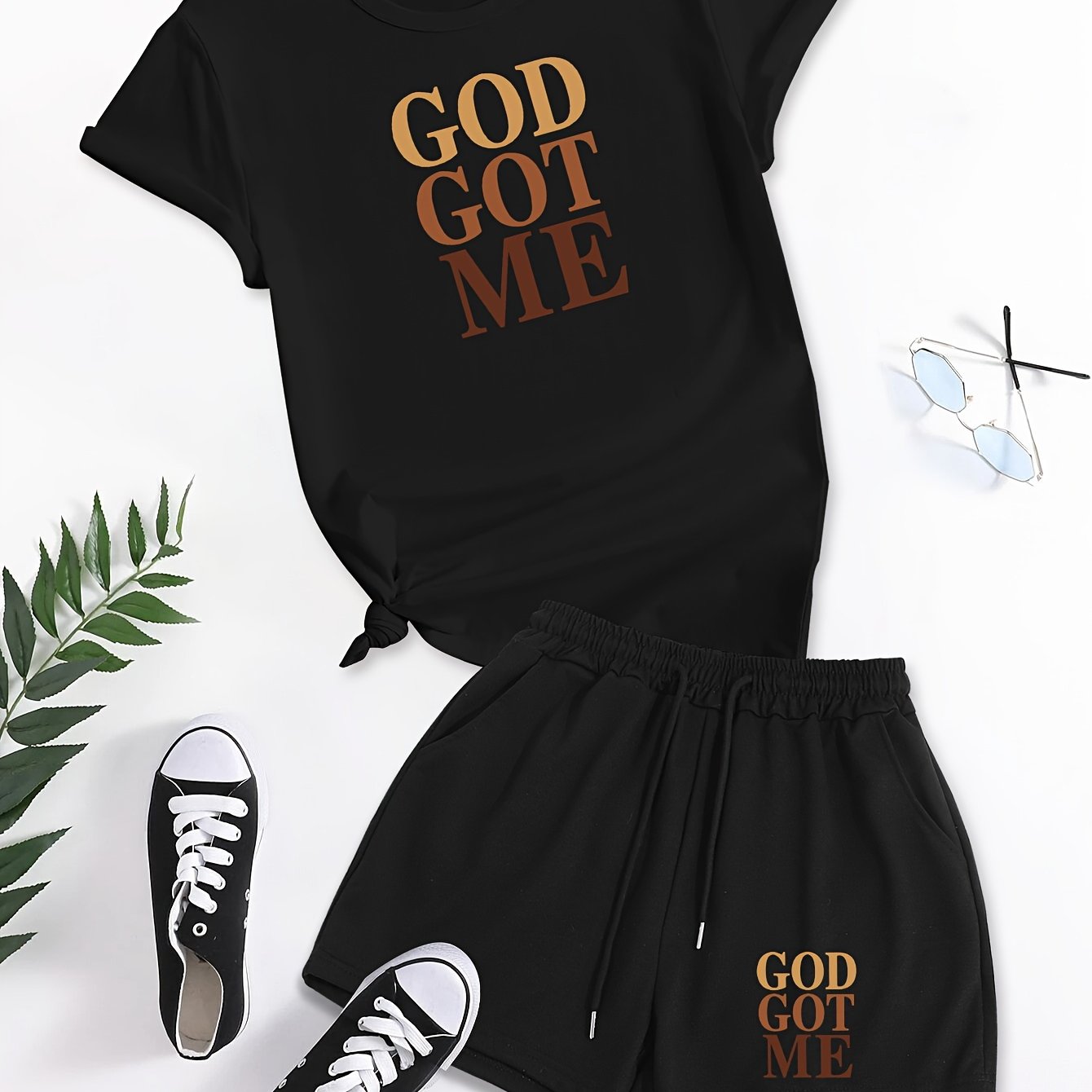 God Got Me Women's Christian Casual Outfit claimedbygoddesigns