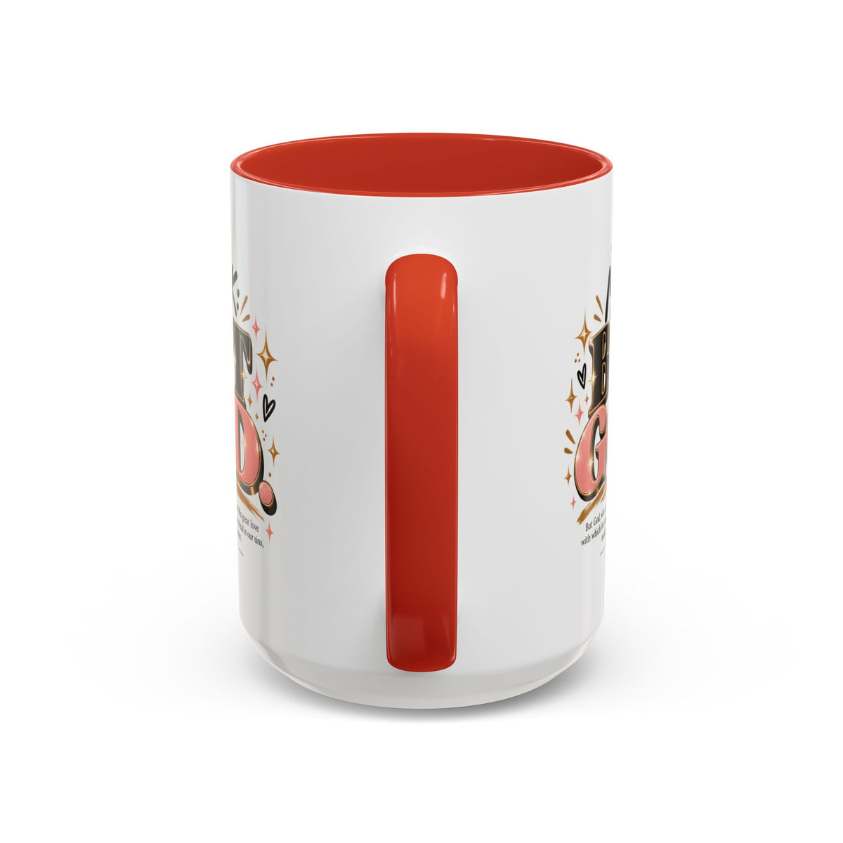 Accent Coffee Mug - “IYKYK But God” Inspirational Christian Coffee Mug (11/15oz)