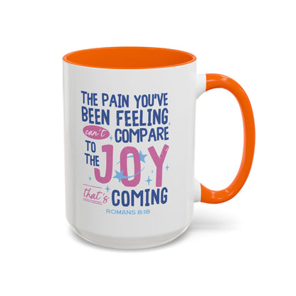 Inspirational Coffee Mug - Joyful Encouragement with Romans 8:18