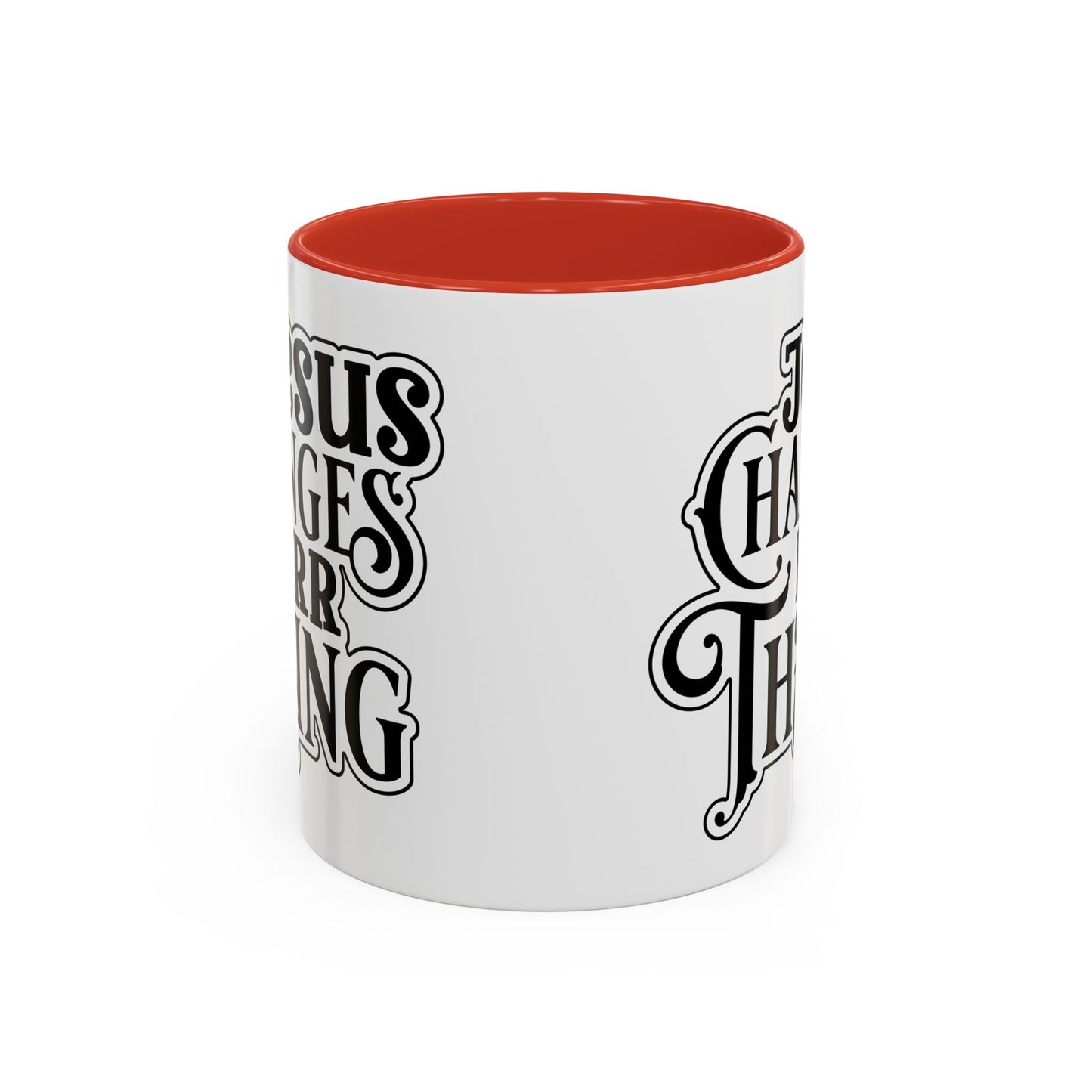 Inspirational Coffee Accent Mug - "He Changes Err Thang" - Perfect for Devotion and Gifts