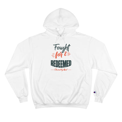 Fought For & Redeemed Unisex Champion Hoodie
