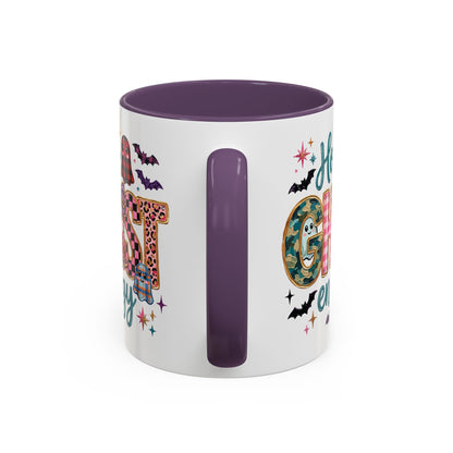 Accent Christian Coffee Mug — "Holy Ghost Energy" Halloween Cute Spooky Ceramic Mug (11/15oz)