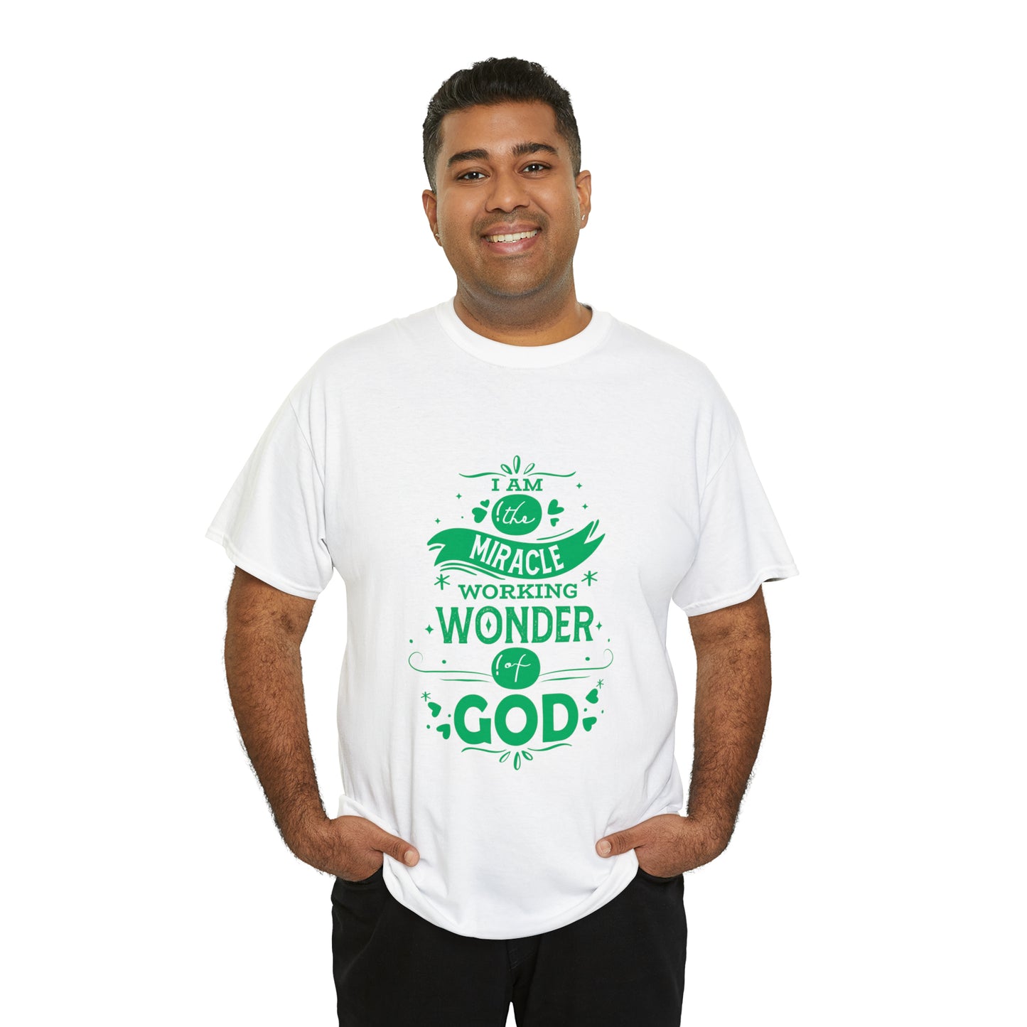 I Am The Miracle Working Wonder Of God Unisex Heavy Cotton Tee