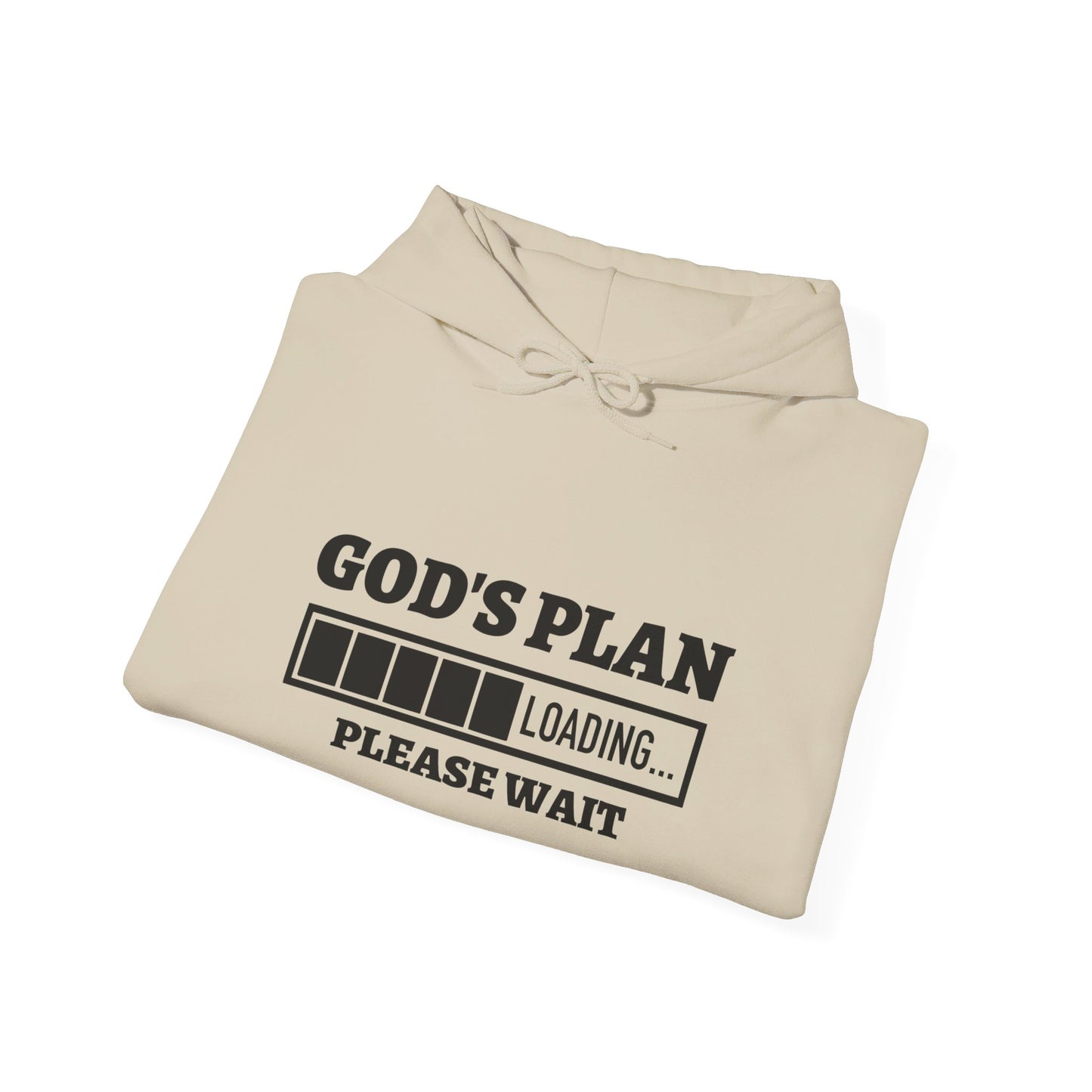 God's Plan Loading Unisex Christian Pullover Hooded Sweatshirt