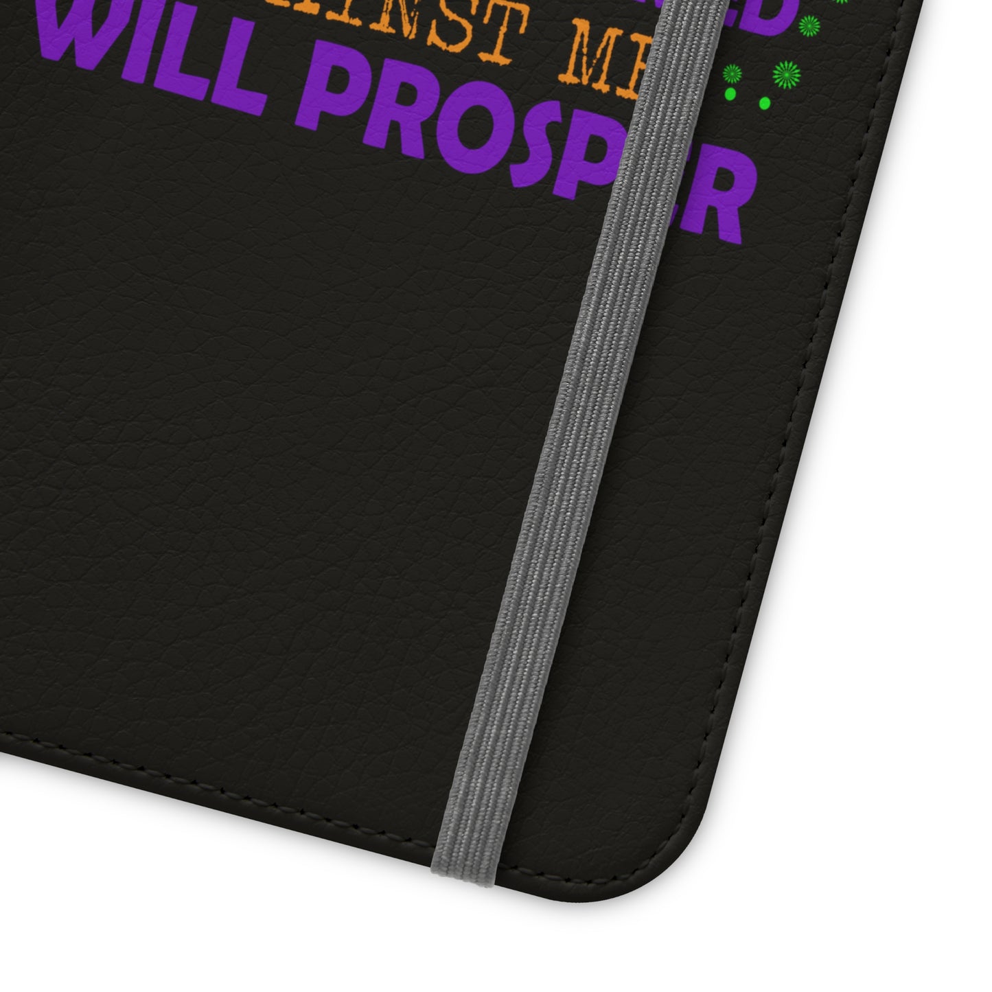 Warrior Of Christ No Weapons Formed Against Me Will Prosper Phone Flip Cases