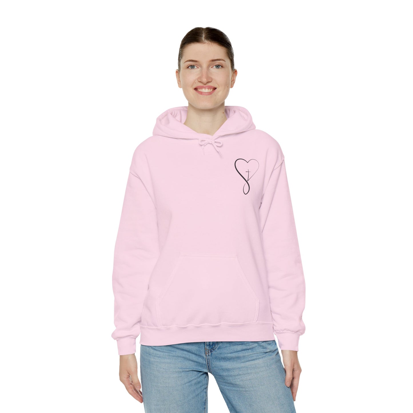 Chosen (angel wings) Women's Christian Hooded Pullover Sweatshirt