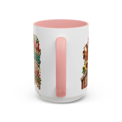 Christian Farmhouse Coffee Mug — "Why Y'all Keep Trying to Put Jesus in Me?" Accent Mug
