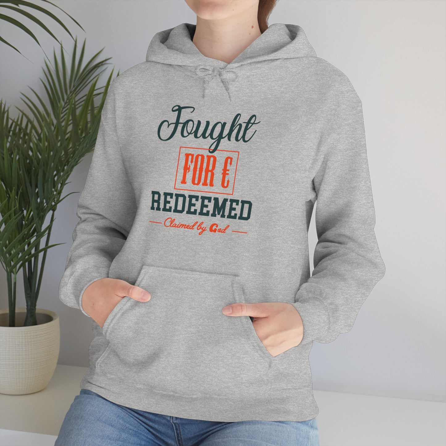 Fought For and Redeemed Unisex Hooded Sweatshirt