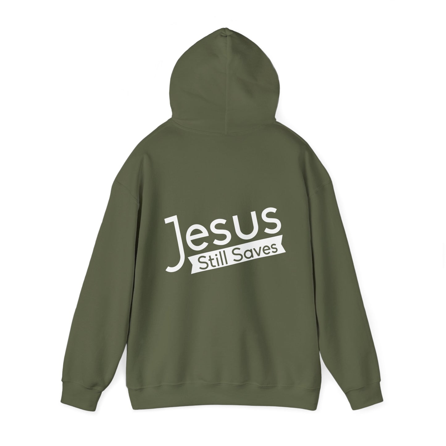 Jesus Still Saves Unisex Christian Hooded Pullover Sweatshirt