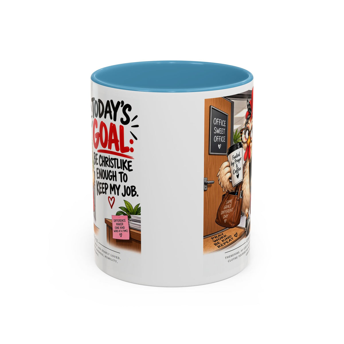 Today's Goal Christian Coffee Mug – Be Christlike Inspirational Bible Verse Mug
