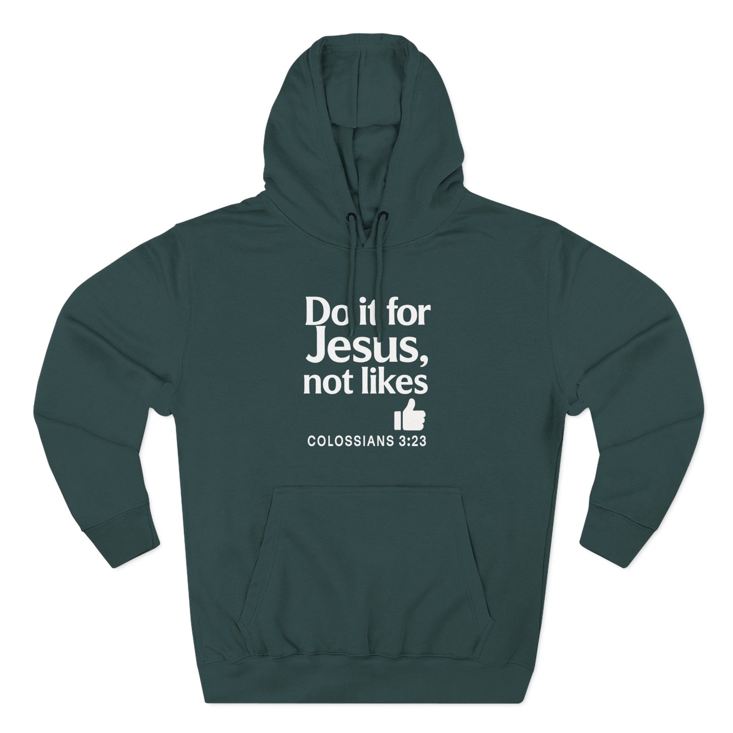 Christian Unisex Fleece Hooded Sweatshirt, Inspirational Hoodie, Do It for Him Pullover, Religious Gift, Cozy Faith Apparel - ClaimedbyGodDesigns