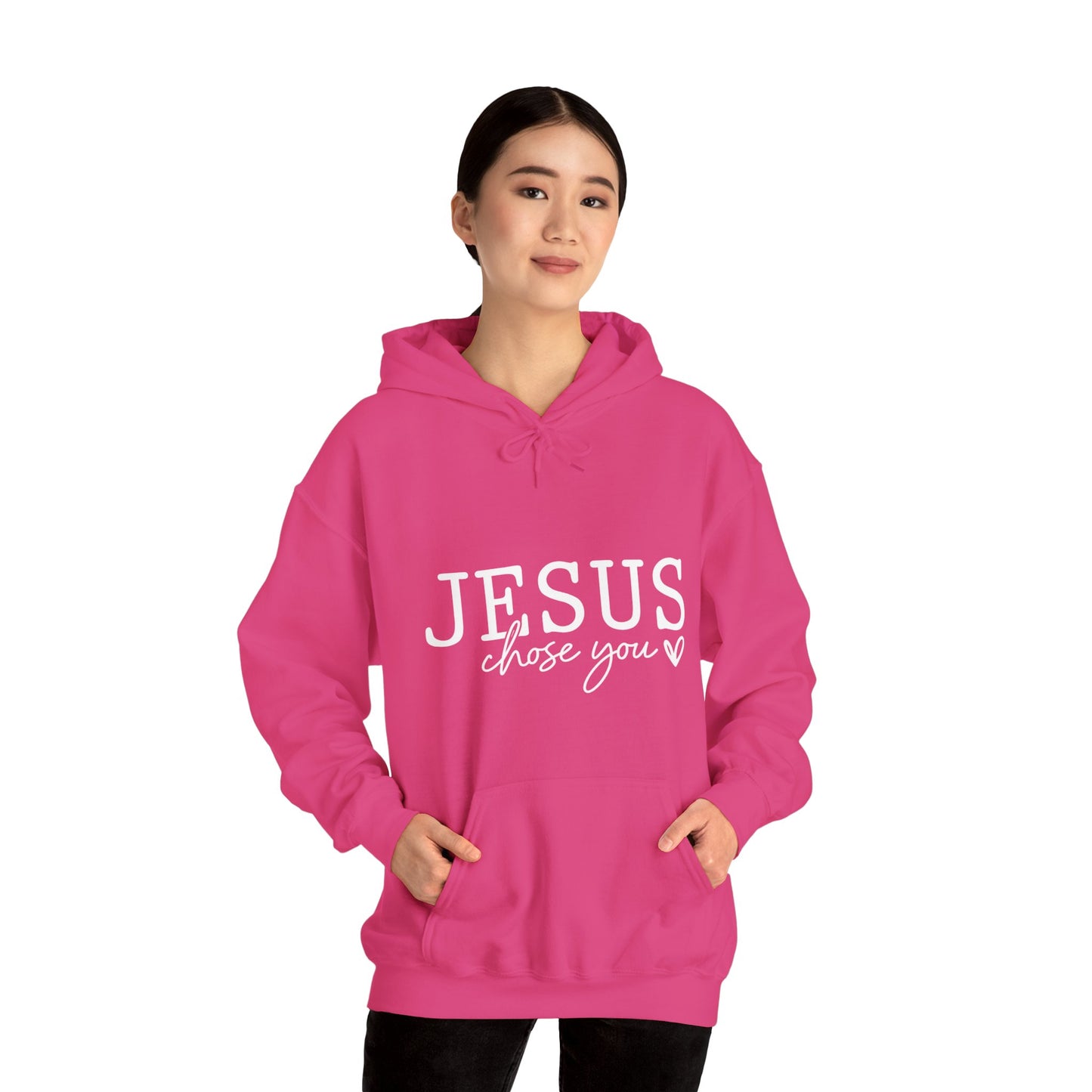 Jesus Chose You (2) Unisex Christian Pullover Hooded Sweatshirt