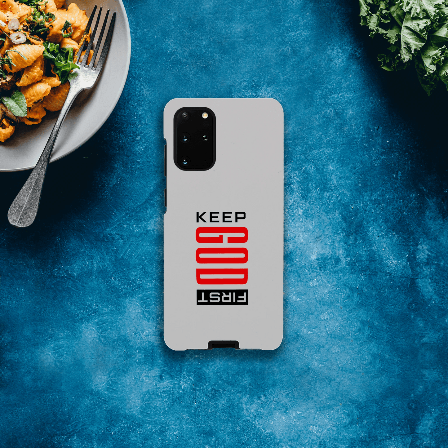 Keep Him First Christian Tough Phone Case For Samsung Galaxy - ClaimedbyGodDesigns