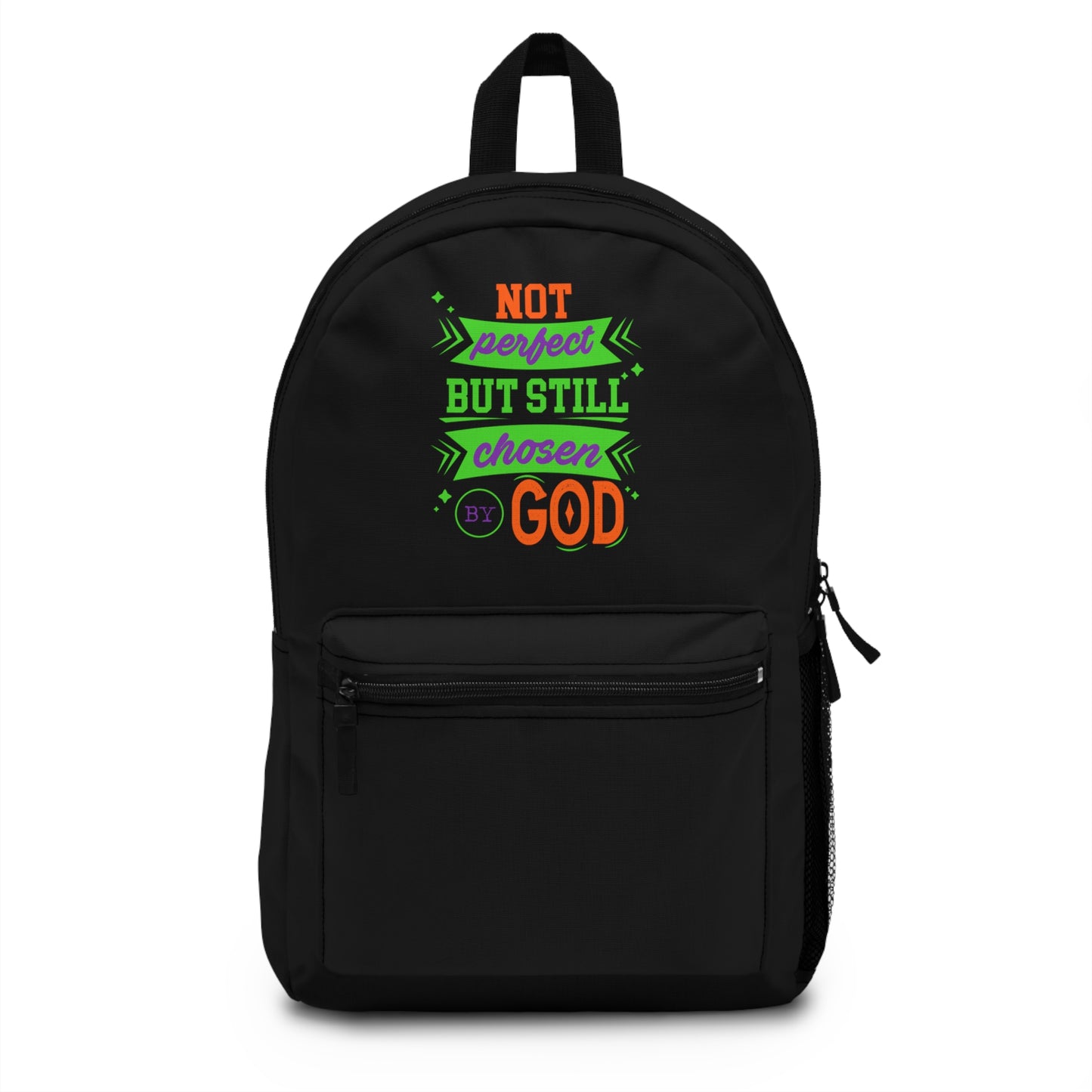Not Perfect But Still Chosen By God Christian Backpack Printify