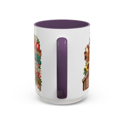 Christian Farmhouse Coffee Mug — "Why Y'all Keep Trying to Put Jesus in Me?" Accent Mug