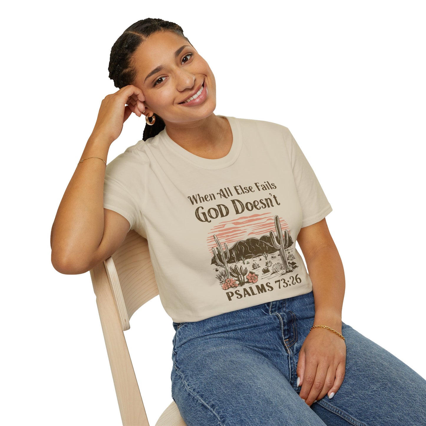 When All Else Fails God Doesn't Christian Unisex T-shirt