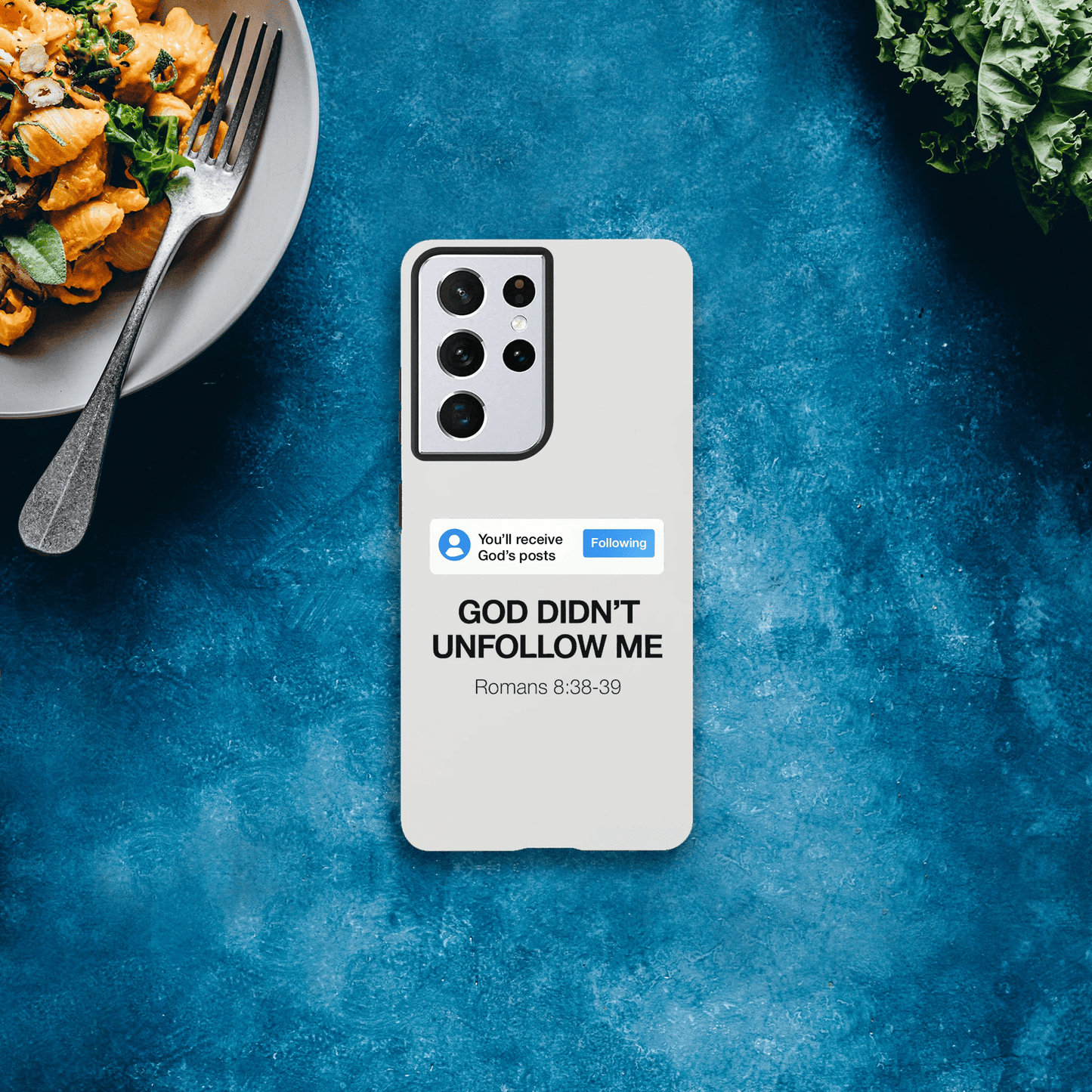 He Didn’t Unfollow Me Samsung Christian Tough Phone Case case - ClaimedbyGodDesigns