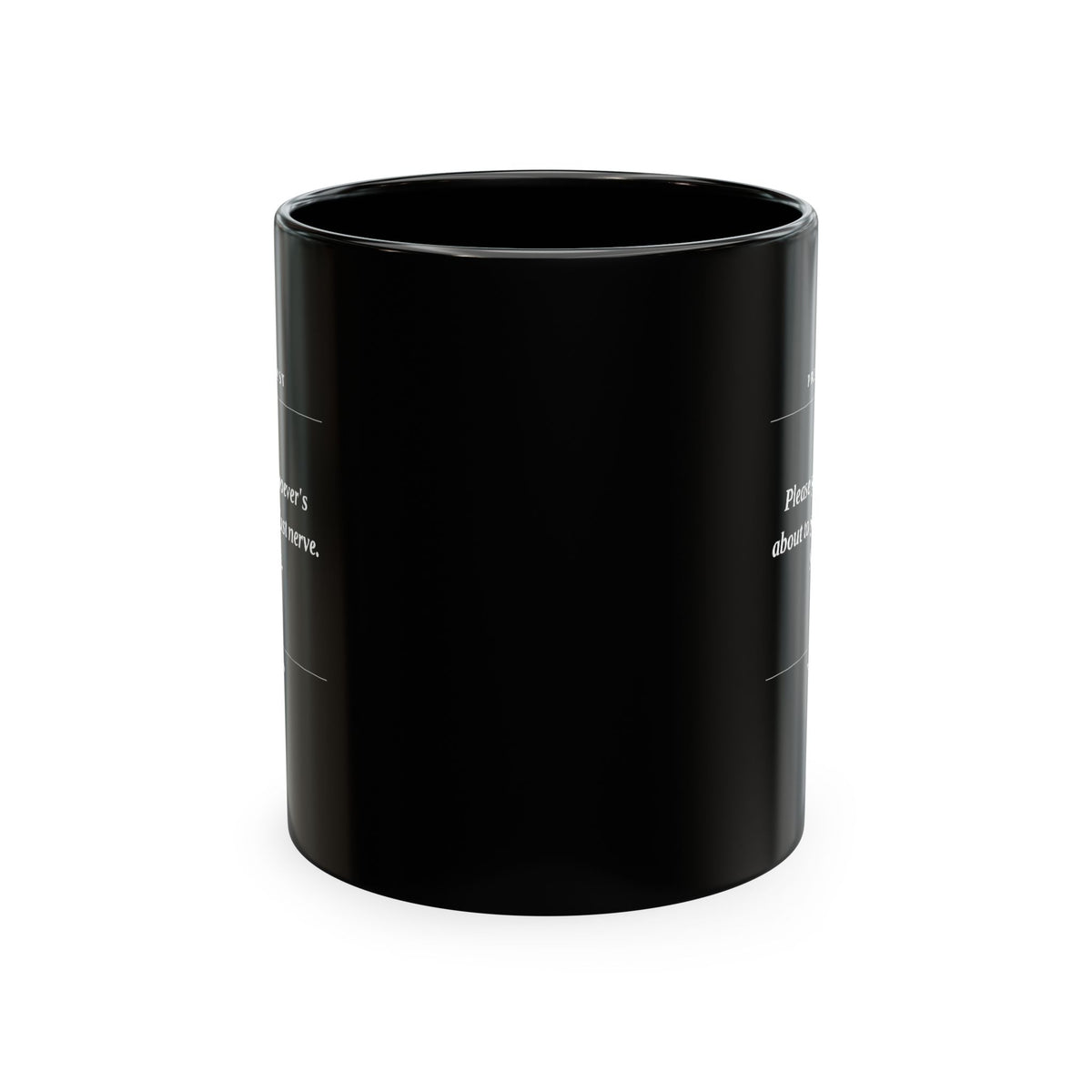 Prayer Request Ceramic Mug — Humorous 'Pray for Whoever Gets on My Last Nerve' Coffee Cup