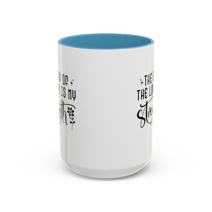 Inspirational Accent Coffee Mug - The Joy of the Lord is My Strength - Perfect for Faith Lovers